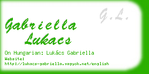 gabriella lukacs business card
